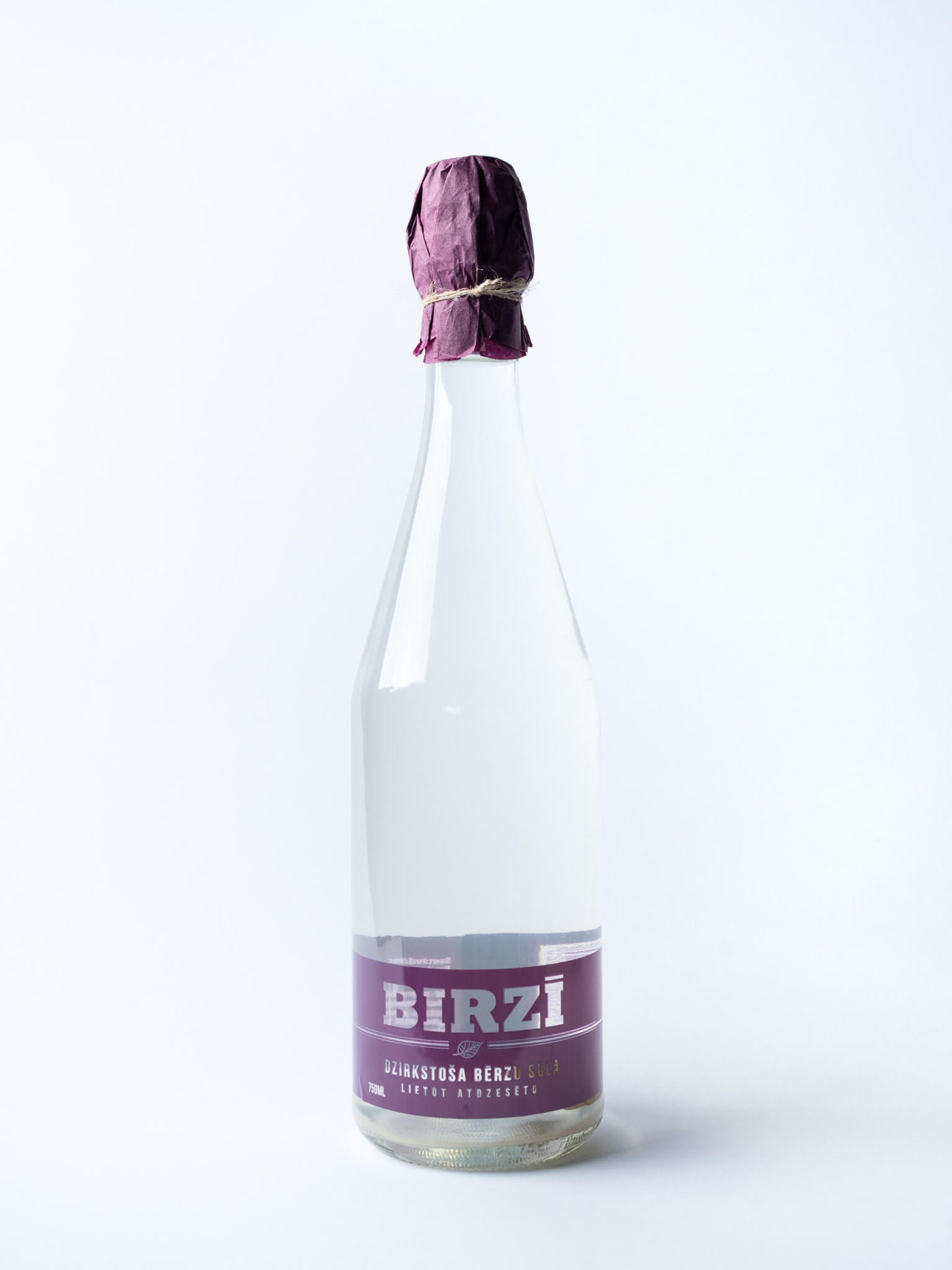 Dzirkstošā bērzu sula BIRZĪ ar piparmētru, BIO, 6 x 0.75l vai 12 x  0,75l