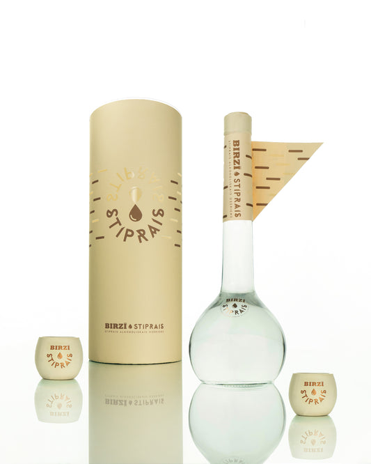 BIRZI Strong & 2 glasses gift set (40% alc)