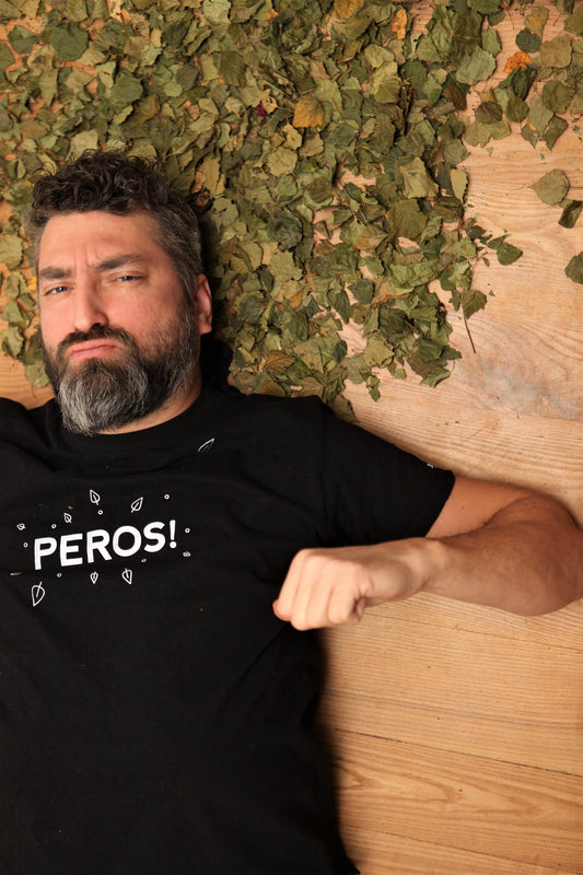 T- shirt for men with Latvian pirts (sauna) theme
